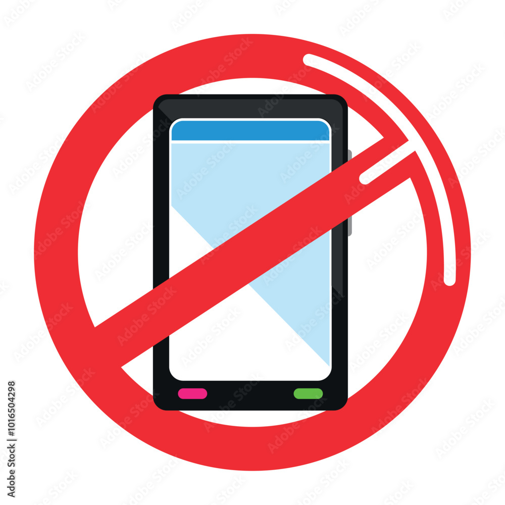 no smartphone sign no smartphone sign
