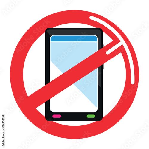 no smartphone sign