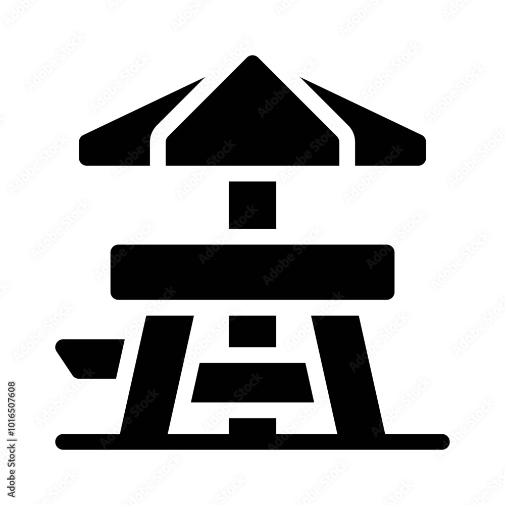 picnic table glyph icon picnic table glyph icon