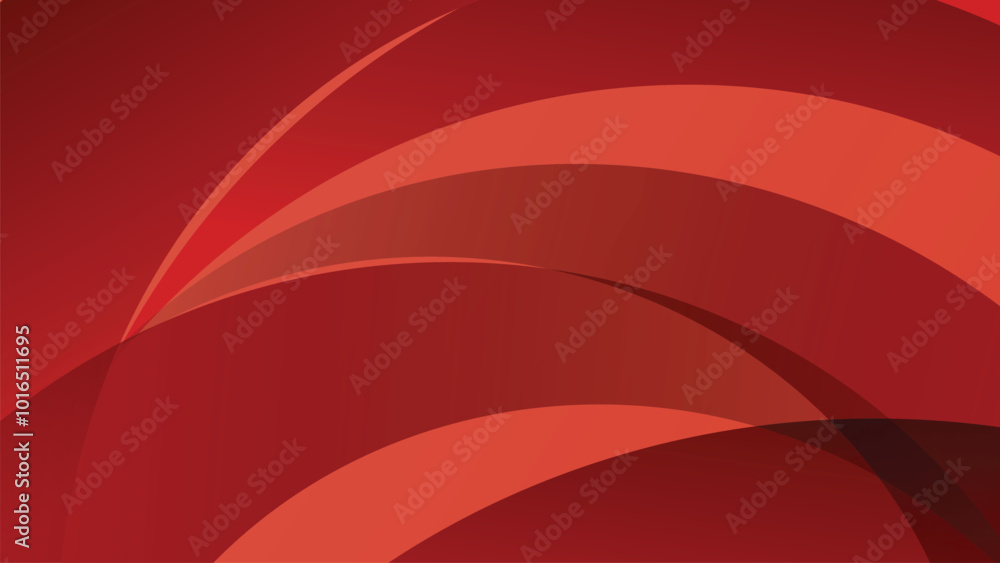 Geometric red abstract background. Waves shapes with shadow and light composition. Modern design. Vector illustration Geometric red abstract background. Waves shapes with shadow and light composition. Modern design. Vector illustration