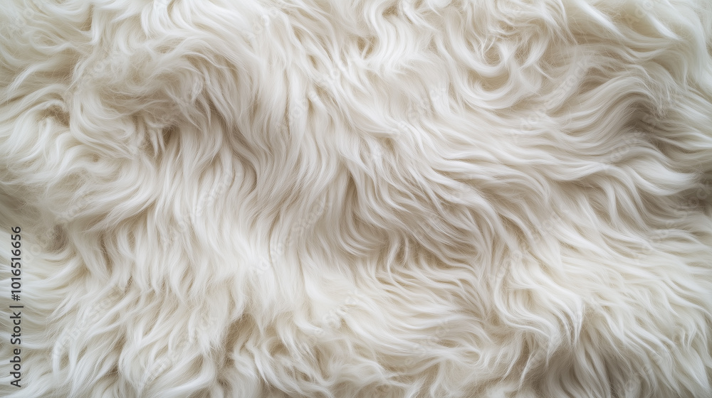 White Sheep's Wool Fabric: Plush and Fluffy Texture
White Sheep's Wool Fabric: Plush and Fluffy Texture