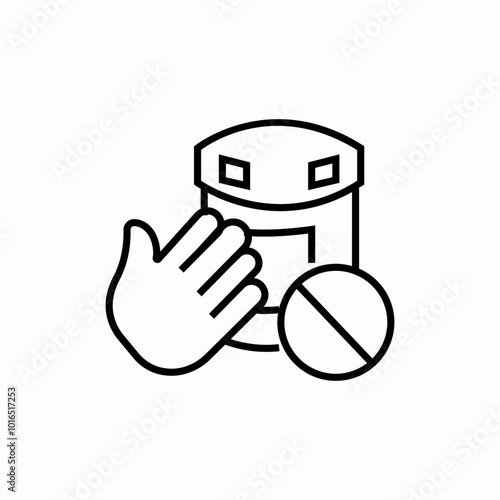 drug safety icon sign vector