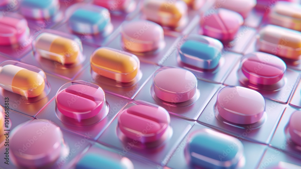 Pharmaceutical Packaging with Pills Pharmaceutical Packaging with Pills