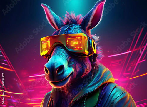 Cyberpunk - Futuristic - Donkey