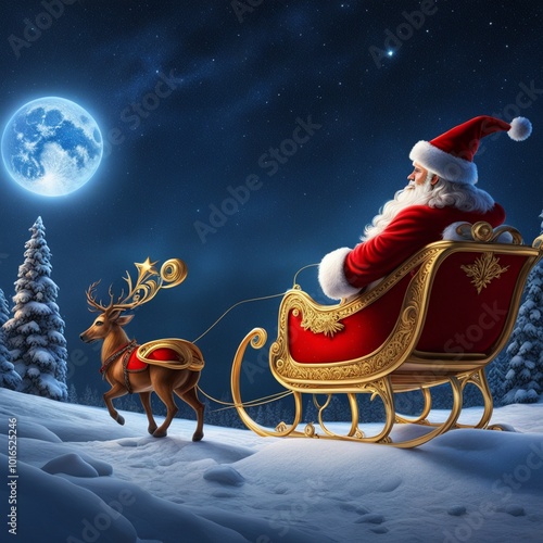 Illustration sur le thème de noël.