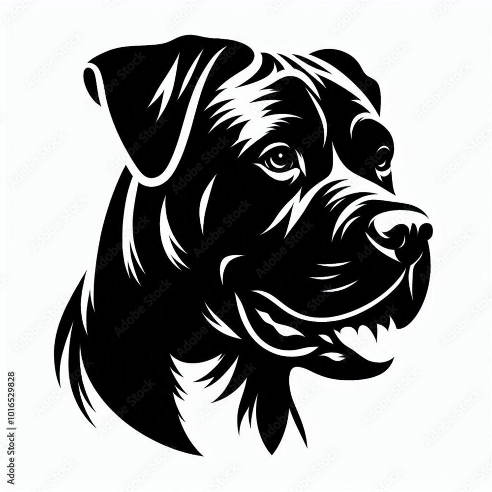 Dog Silhouette Vector Image Black and White
Dog Silhouette Vector Image Black and White