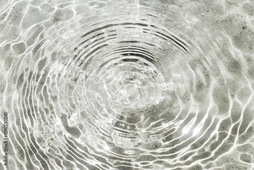 Circular water waves ripple outdoors nature. photo