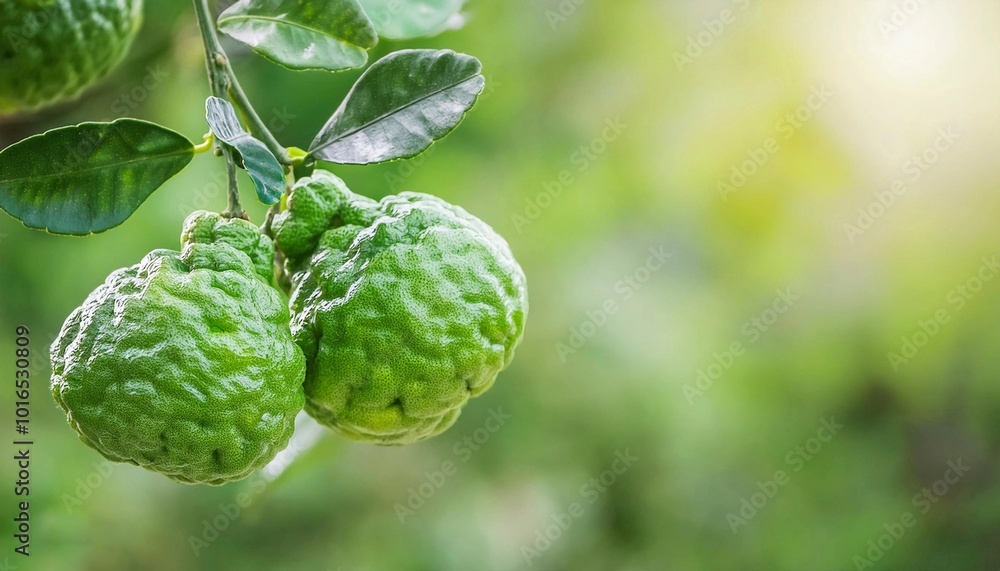 Bergamot, Fresh green bergamot fruit hanging from branch. bergamot tree garden and healthy food concept, group of bergamot,Bergamot medicinal plants Bergamot, Fresh green bergamot fruit hanging from branch. bergamot tree garden and healthy food concept, group of bergamot,Bergamot medicinal plants