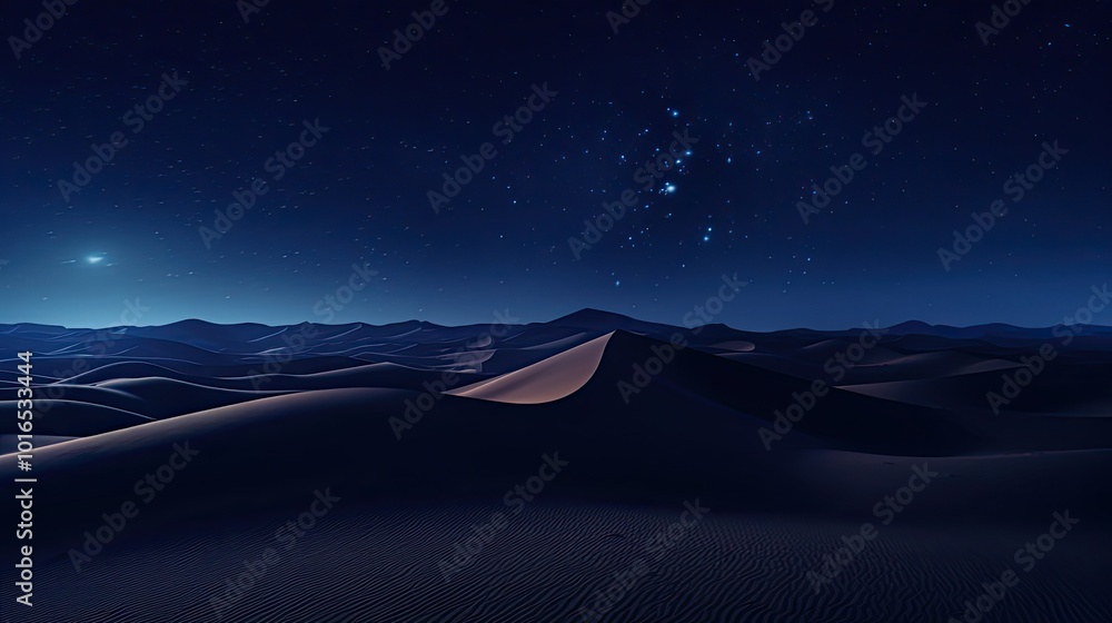 Golden sand patterns juxtaposed against a deep indigo, creating the illusion of desert dunes under a starry sky. Golden sand patterns juxtaposed against a deep indigo, creating the illusion of desert dunes under a starry sky.