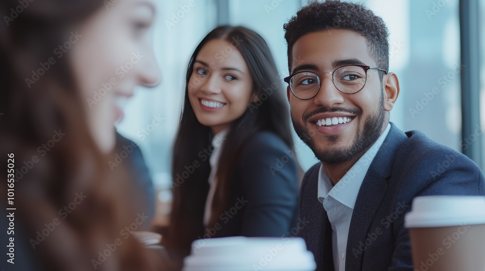 Diverse Business Team in a Modern Meeting Environment Diverse Business Team in a Modern Meeting Environment