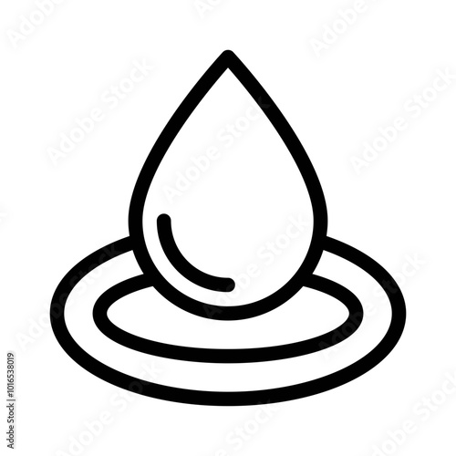 Oil Drop line icon