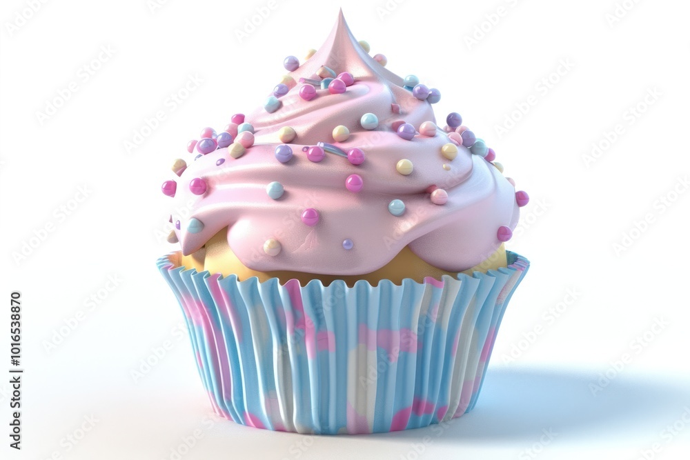 Cupcake sprinkles frosting dessert. Cupcake sprinkles frosting dessert.