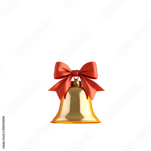 christmas bell isolated on white background