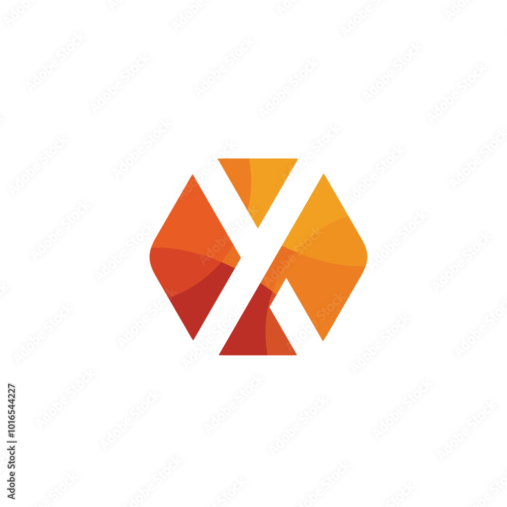 Hexagon Letter X Logo design vector template Hexagon Letter X Logo design vector template