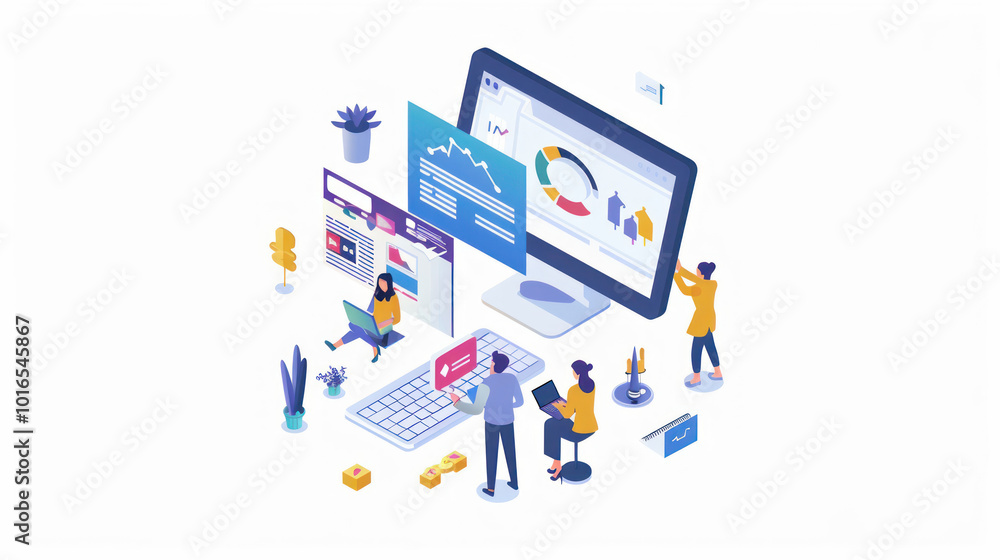 A remote team in a developing country collaborating with international clients, providing services like customer support and digital marketing. A remote team in a developing country collaborating with international clients, providing services like customer support and digital marketing.