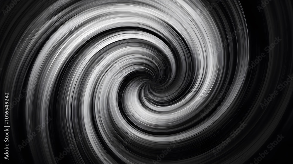 A clean, abstract swirl, in shades of grey and white, on a black background.
A clean, abstract swirl, in shades of grey and white, on a black background.