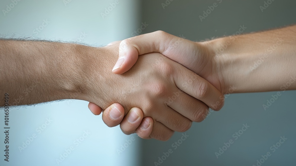 Business Professionals Networking at Event, Shaking Hands, Exchanging Business Cards