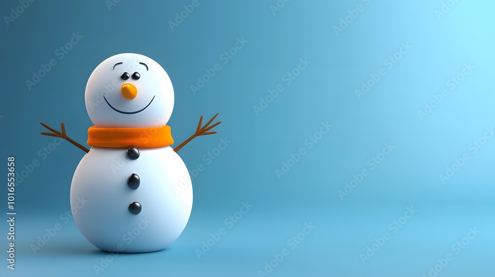 snowman with a broom snowman with a broom