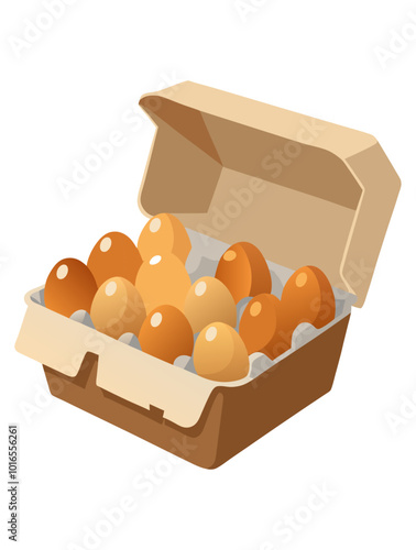 a box of eggs 