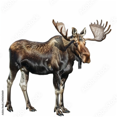 Wallpaper Mural Moose on transparent background, isolated  Torontodigital.ca