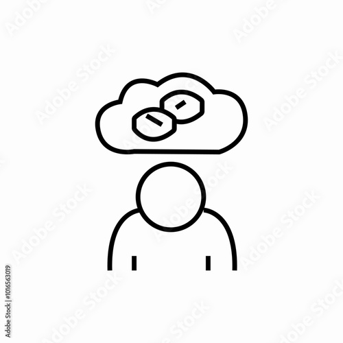 pill addiction icon sign vector