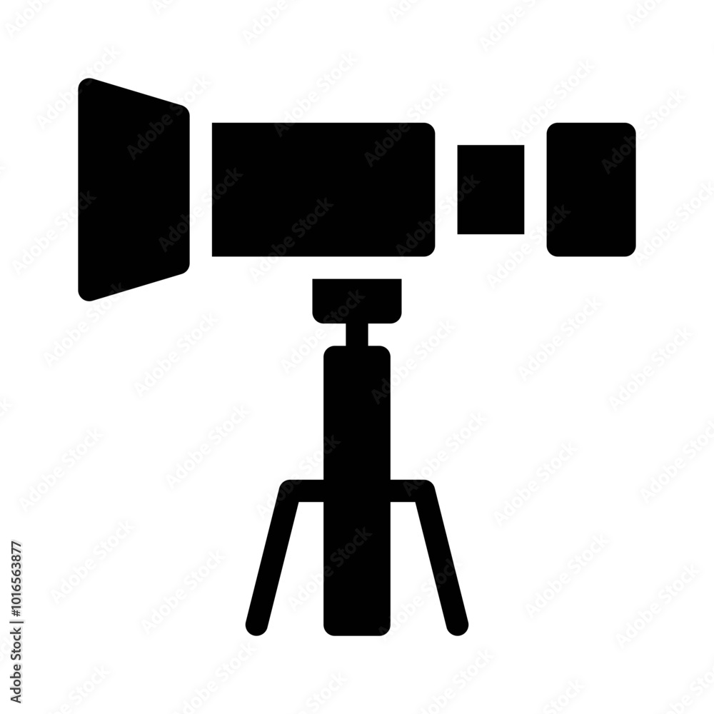 Telescope glyph icon Telescope glyph icon