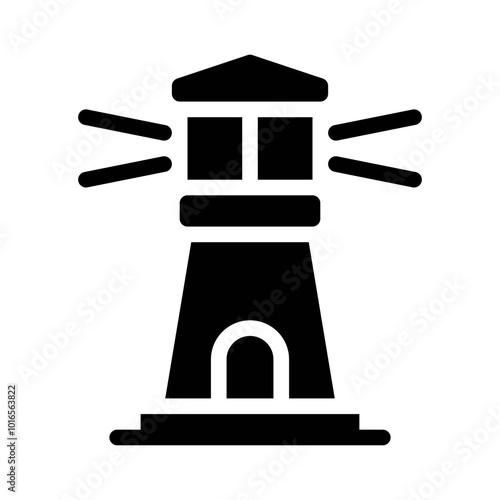 Lighthouse glyph icon