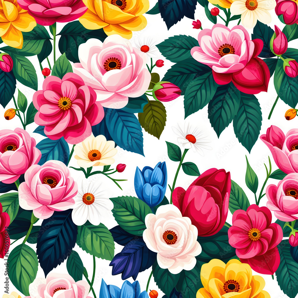 seamless pattern with roses
seamless pattern with roses