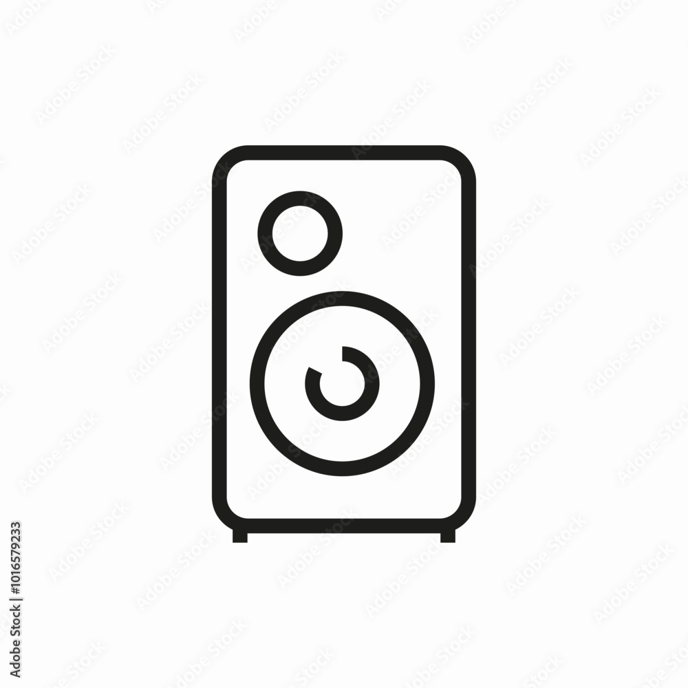sound monitor icon sign vector sound monitor icon sign vector