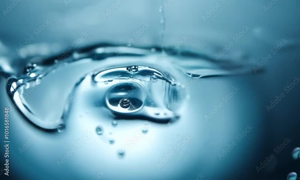water drop on blue background water drop on blue background
