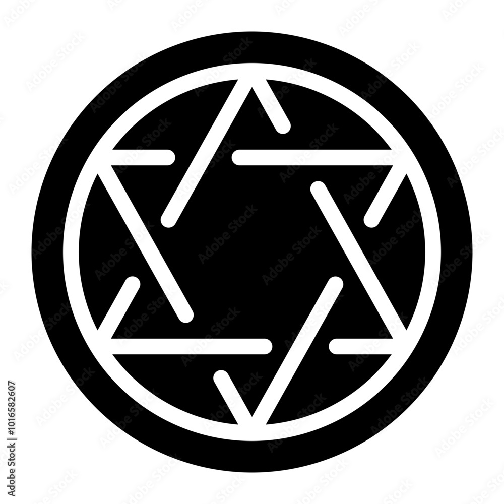 Judaism glyph icon Judaism glyph icon