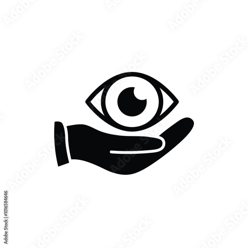 eye care icon vector eye clinik sign