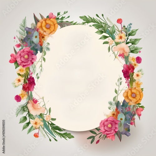 wreath of flowers