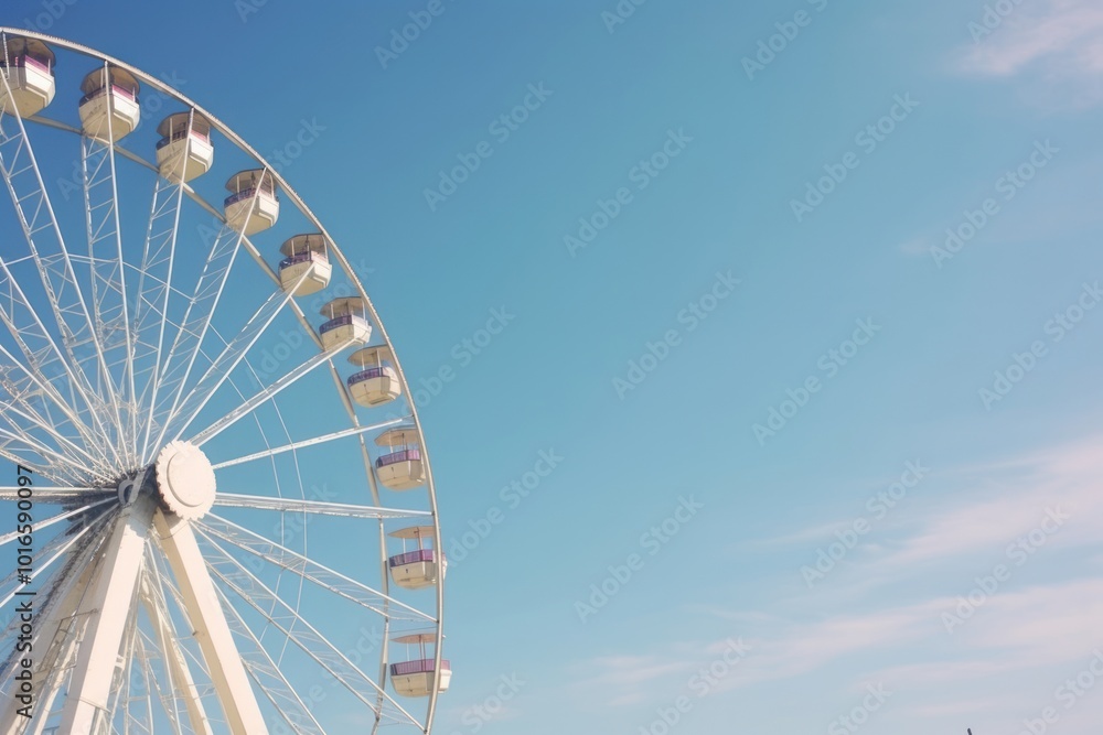 Blue sky wheel fun ferris wheel. Blue sky wheel fun ferris wheel.