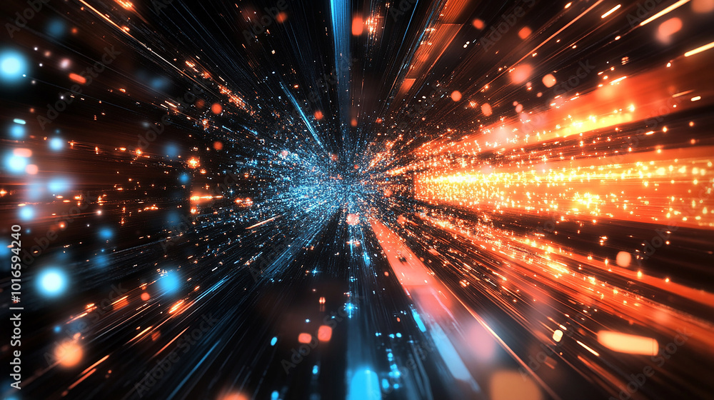 Naklejka premium High-quality Abstract Digital Background