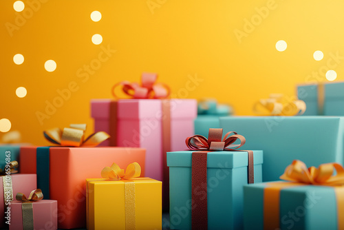 Colorful gift boxes