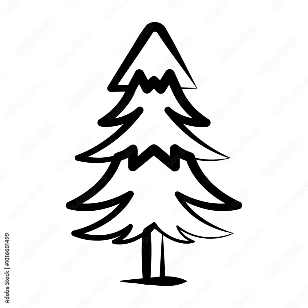 Obraz premium evergreen tree