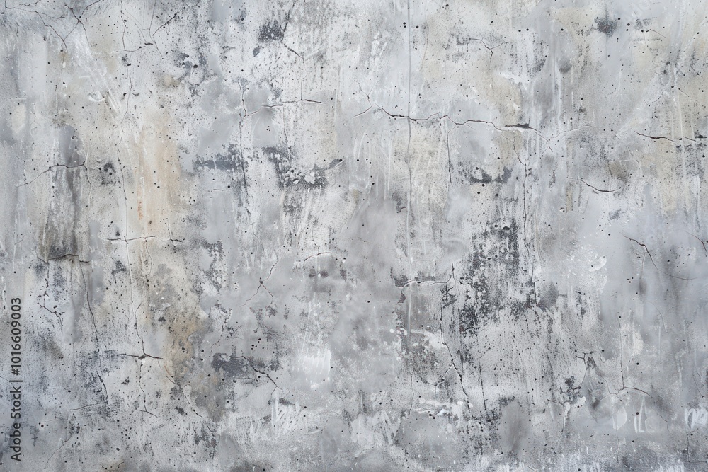 Weathered concrete wall with cracks and stains in gray tones. Concept of aged texture and industrial design. Weathered concrete wall with cracks and stains in gray tones. Concept of aged texture and industrial design.
