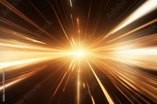 Gold and white light streak backgrounds futuristic technology.