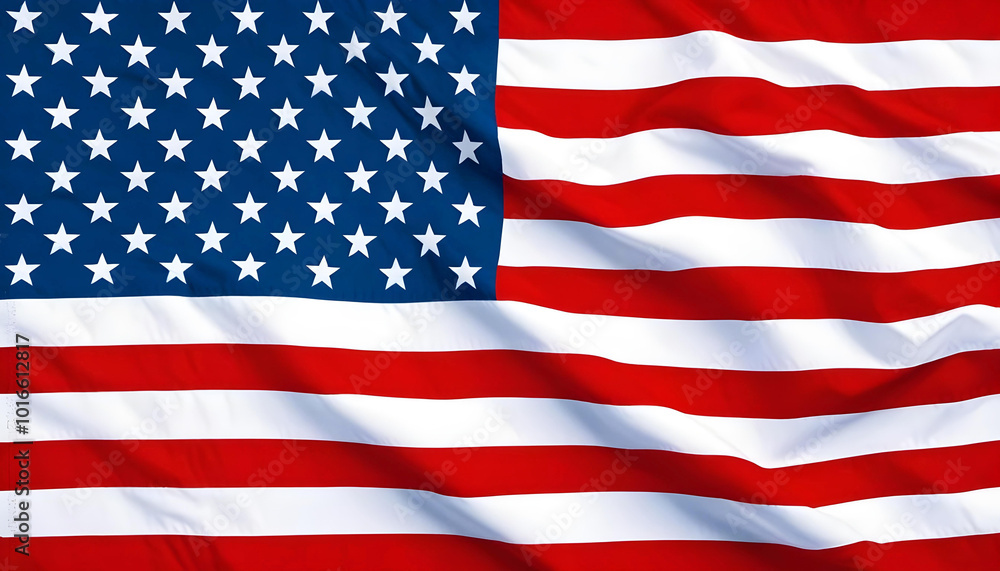 Obraz premium USA American Flag of the United States of America, banner or poster