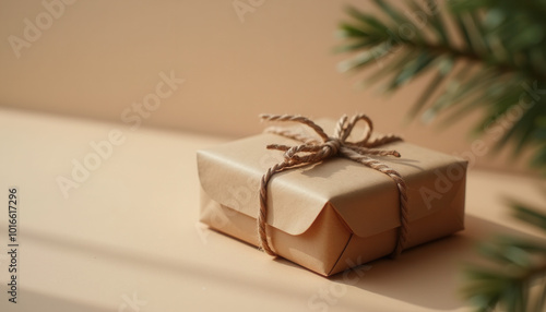 Gift box with ribbon