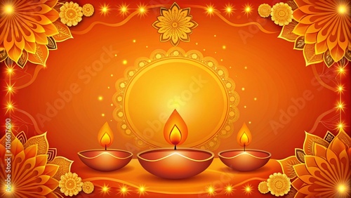Diwali greeting card background