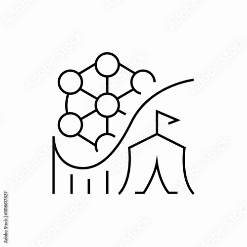 luna park icon sign vector