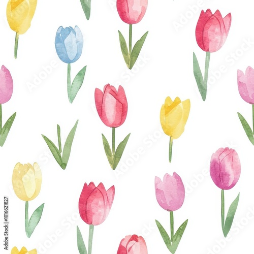 Wallpaper Mural Soft Floral Abstract Watercolor Pattern Design Torontodigital.ca