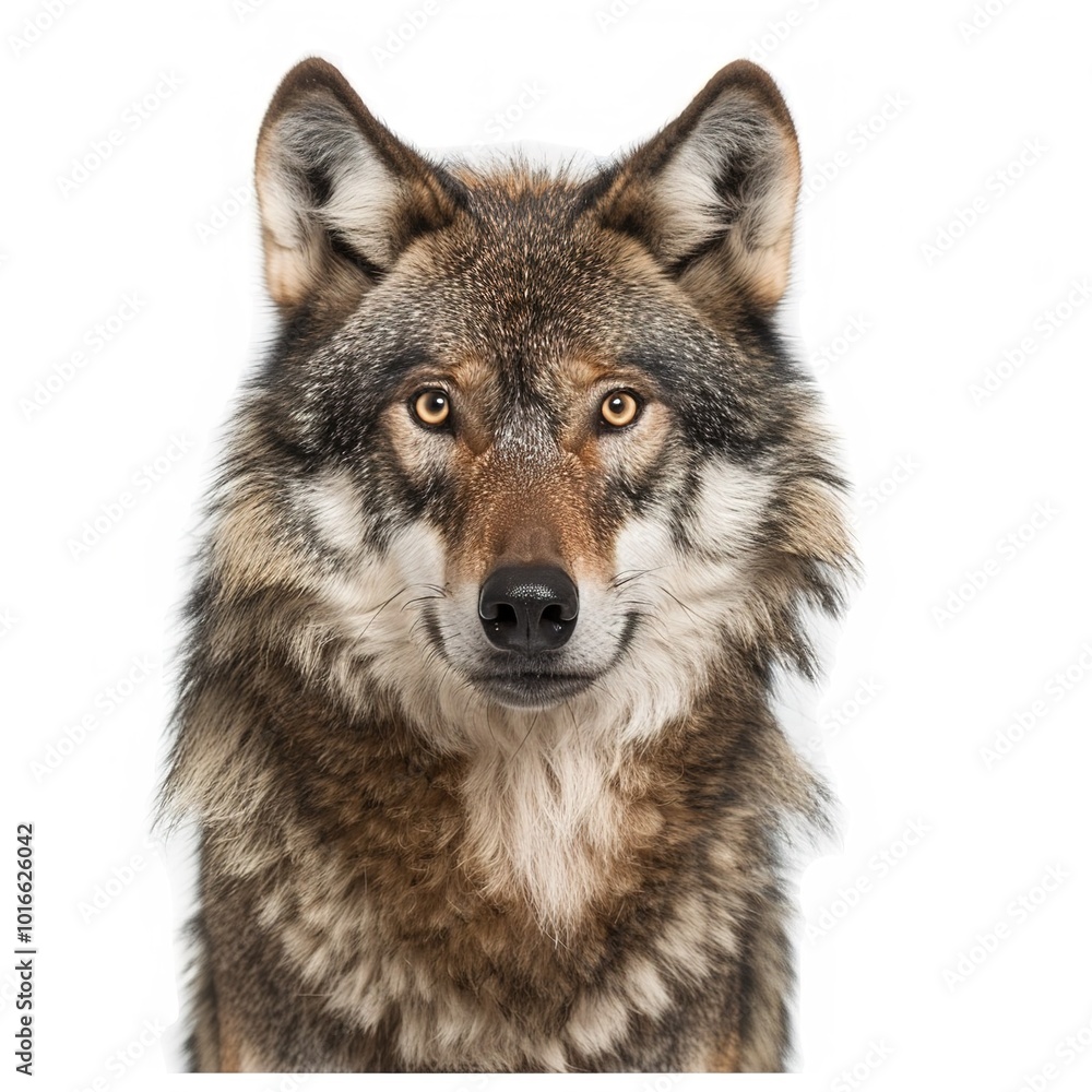 Fototapeta premium wolf isolated on white