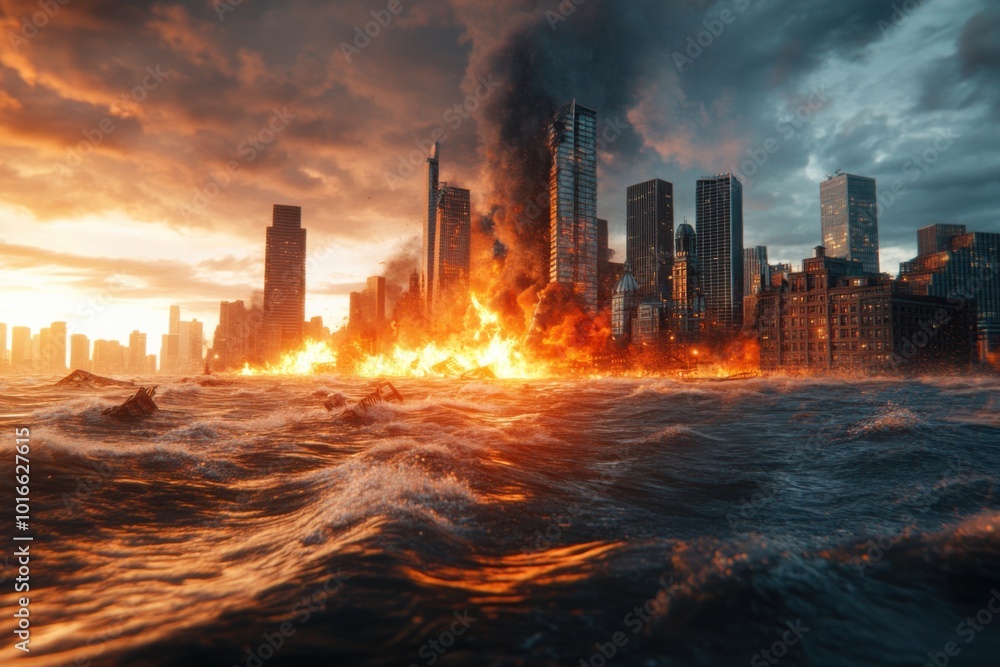 Coastal City Endures Impact of Extreme Weather Events Coastal City Endures Impact of Extreme Weather Events