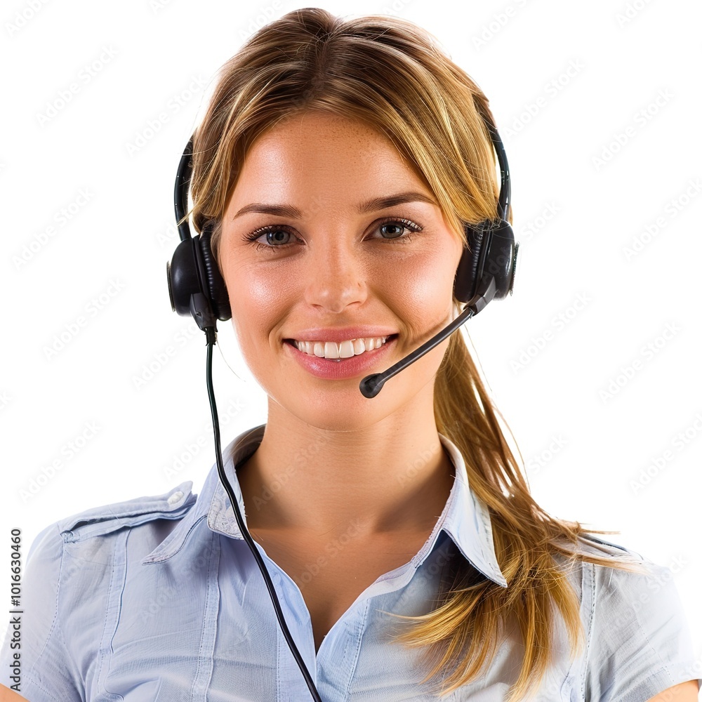 Portrait, customer service and contact us with a consultant woman Portrait, customer service and contact us with a consultant woman
