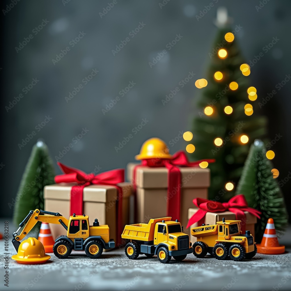 Construction Workers' Festive Holiday Surprise. Construction Workers' Festive Holiday Surprise.