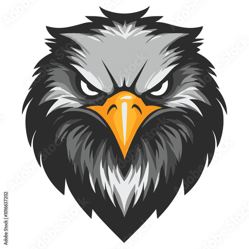 Wallpaper Mural Fierce Eagle Mascot Vector Logo with Sharp Features for Branding, Sports, or Merchandise Designs Torontodigital.ca