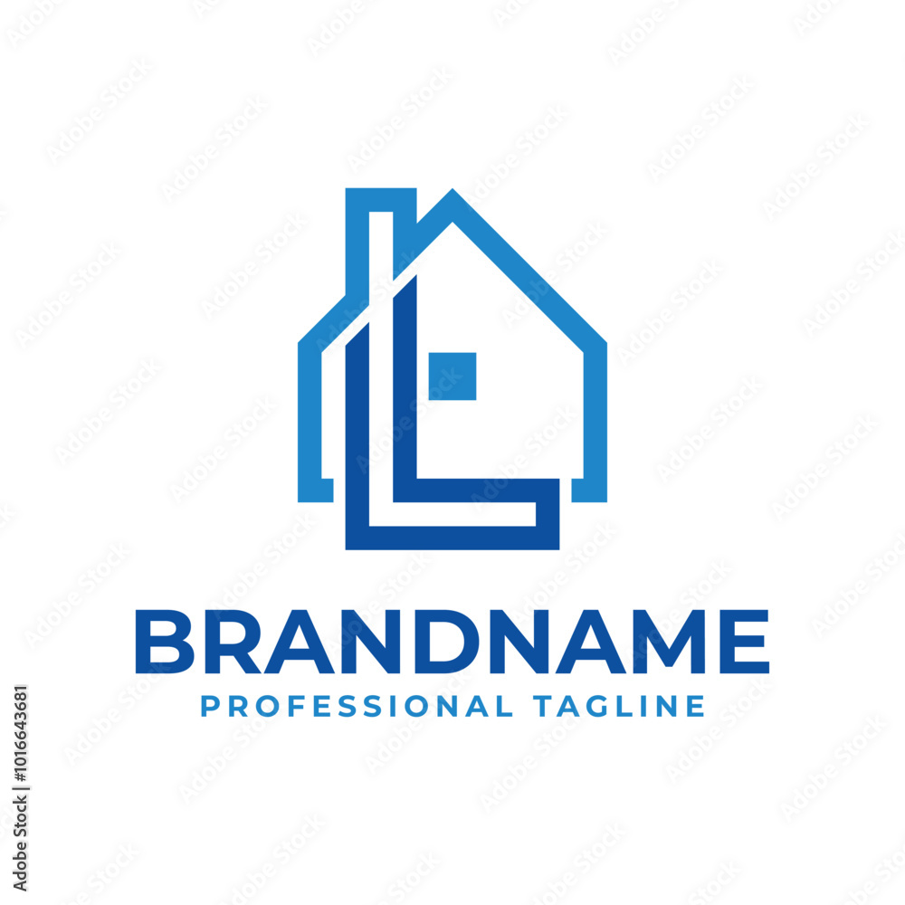 Obraz premium Letter L Home Logo, suitable or any business related to Home with l initial